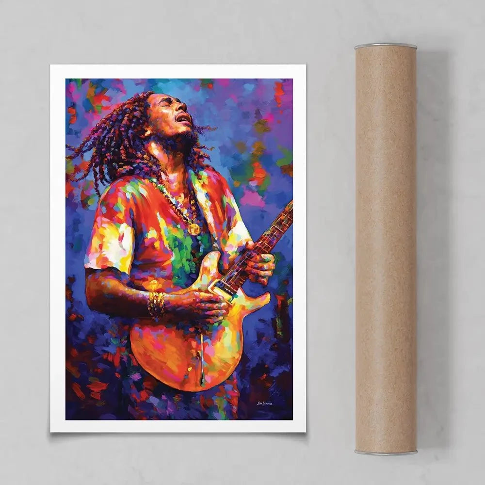 Bob Marley Art Print Bob Marley Art Print wall art product Leon Devenice