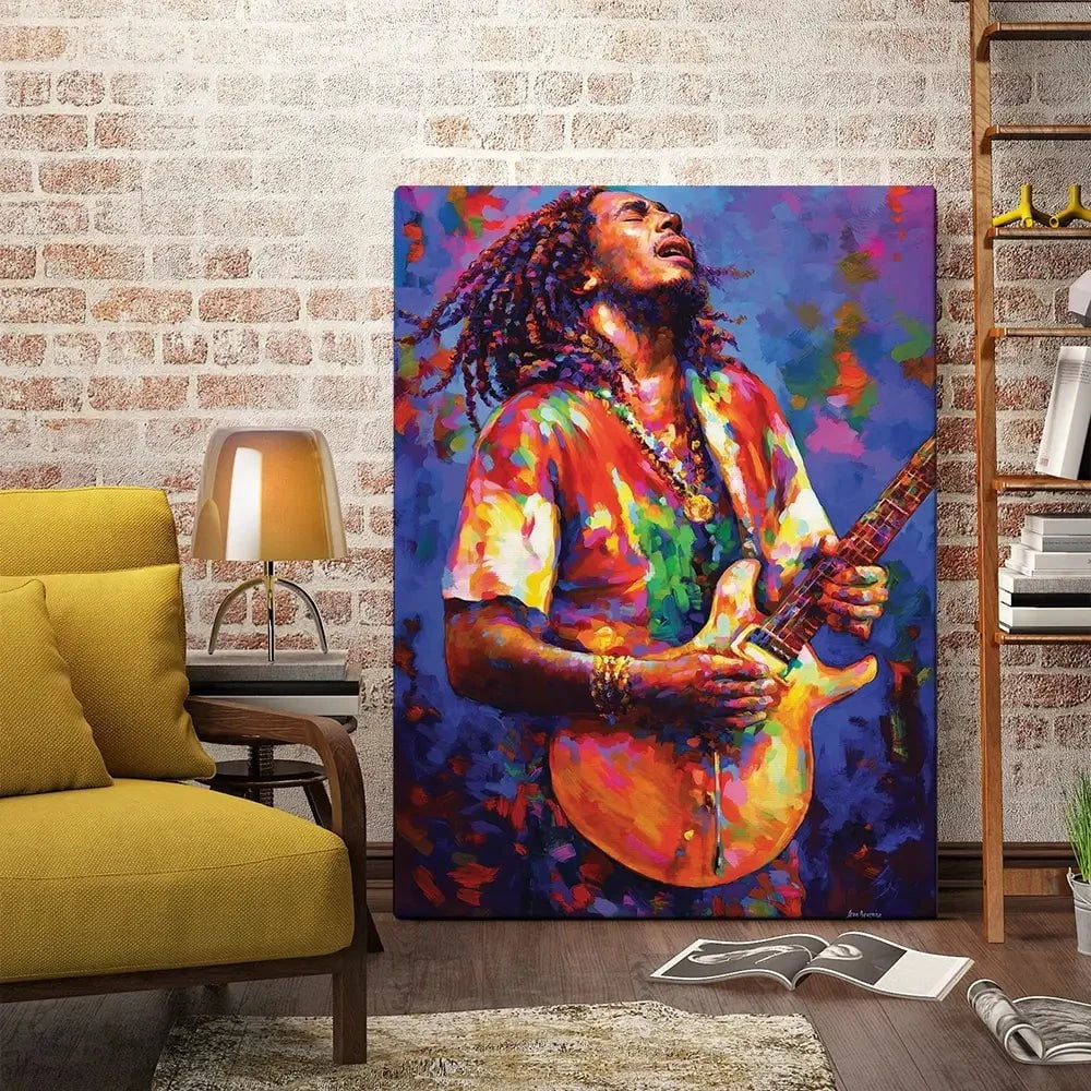 Bob Marley Canvas Print Bob Marley Canvas Print wall art product Leon Devenice