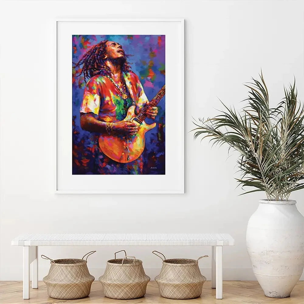 Bob Marley Framed Art Print Bob Marley Framed Art Print wall art product Leon Devenice
