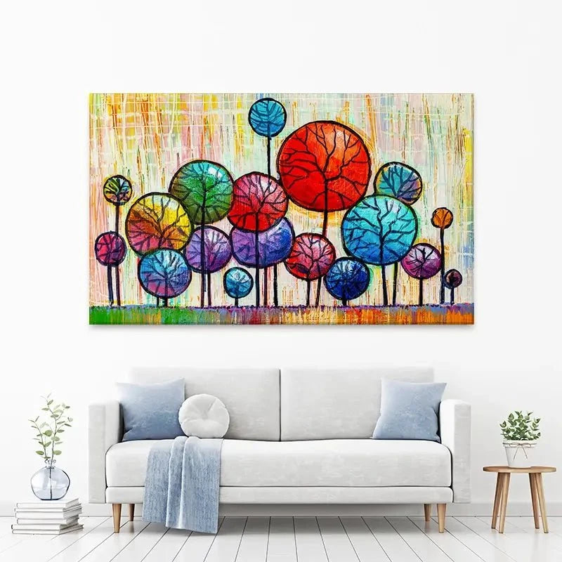 Bobble Trees Canvas Print Bobble Trees Canvas Print wall art product S-BELOV / Shutterstock