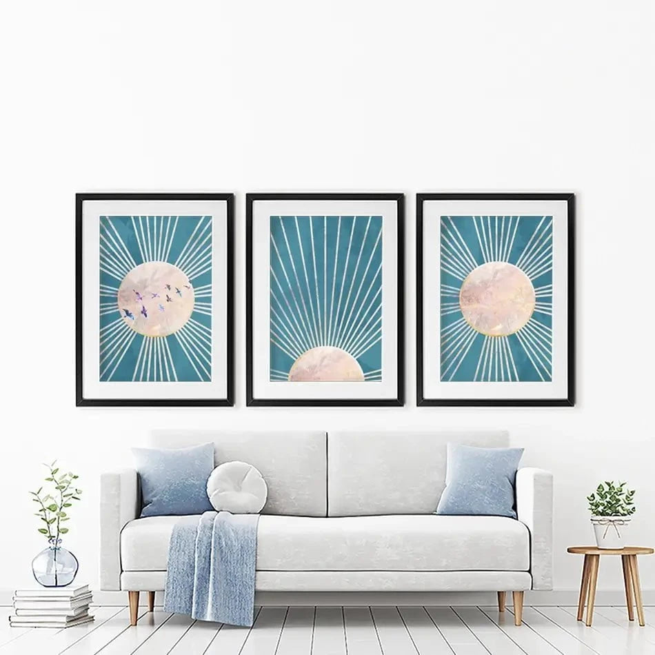 Boho Framed Art Print Trio Boho Framed Art Print Trio wall art product Sarah Manovski