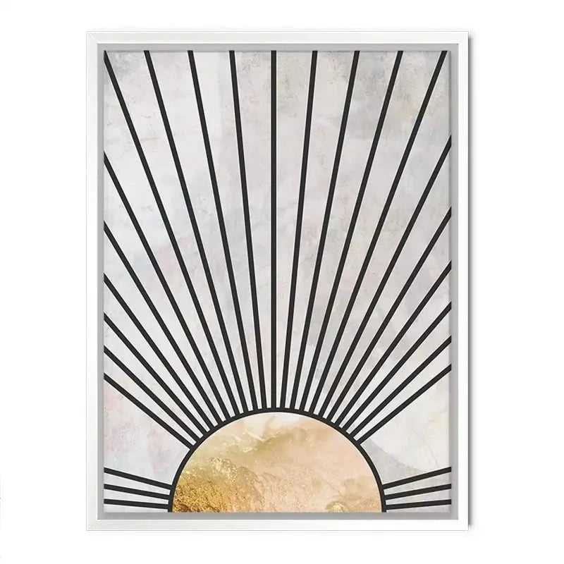 Boho Sun Black 2 Canvas Print Boho Sun Black 2 Canvas Print wall art product Sarah Manovski