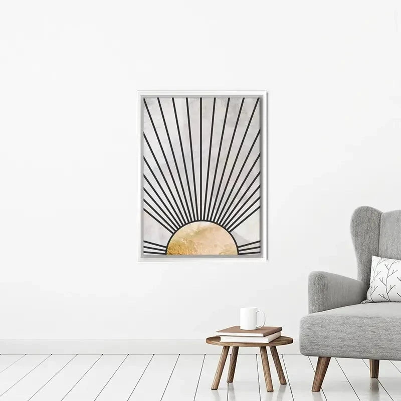 Boho Sun Black 2 Canvas Print Boho Sun Black 2 Canvas Print wall art product Sarah Manovski