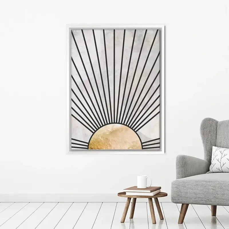Boho Sun Black 2 Canvas Print Boho Sun Black 2 Canvas Print wall art product Sarah Manovski