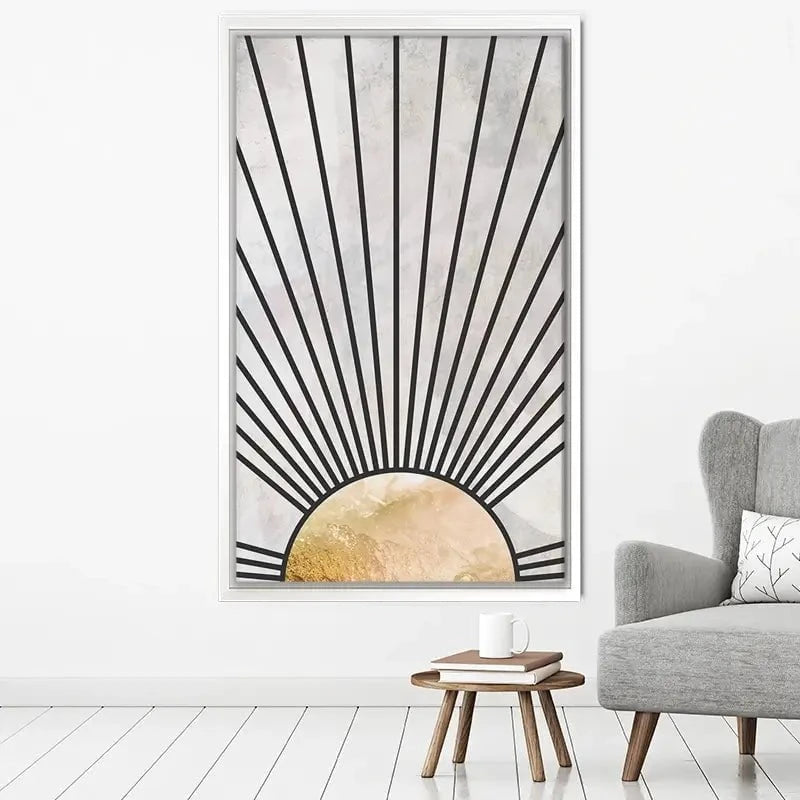 Boho Sun Black 2 Canvas Print Boho Sun Black 2 Canvas Print wall art product Sarah Manovski