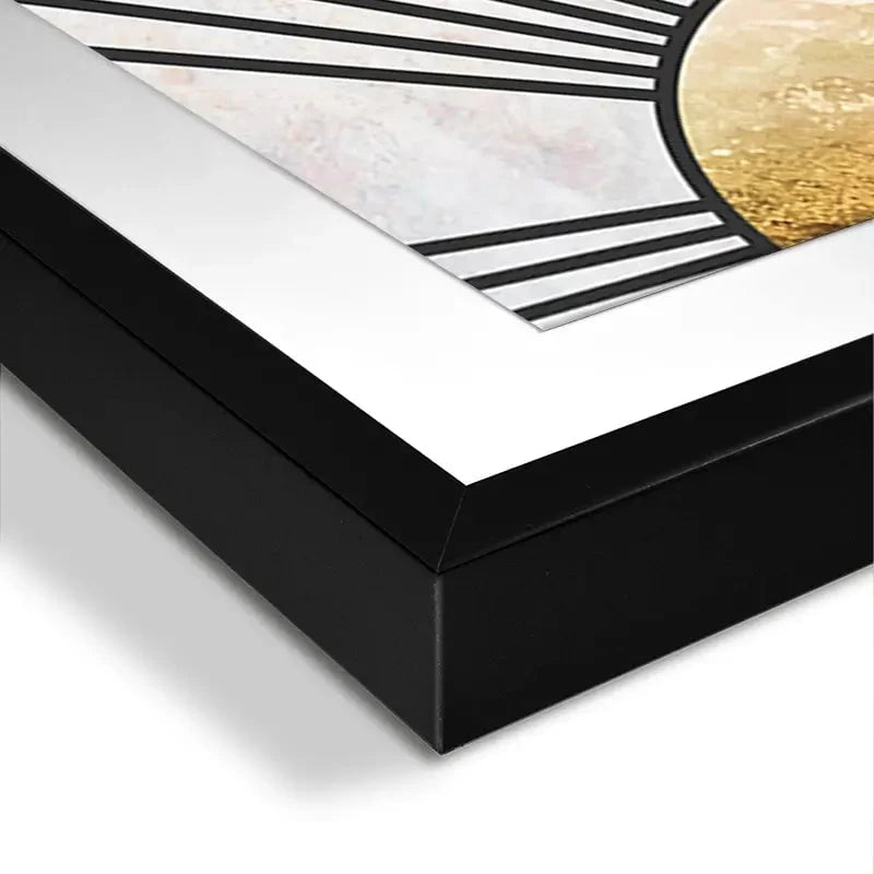 Boho Sun Black 2 Framed Art Print Boho Sun Black 2 Framed Art Print wall art product Sarah Manovski