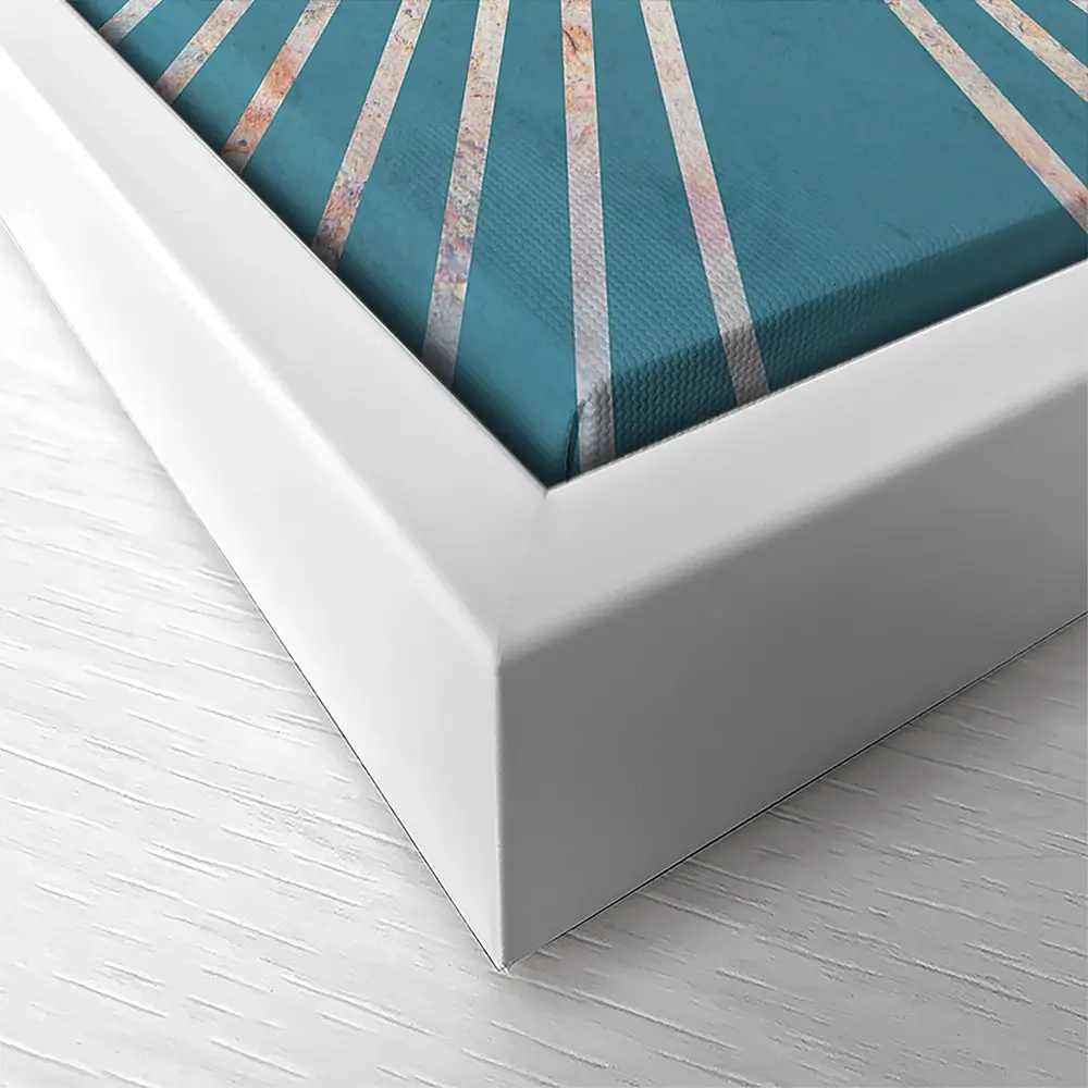 Boho Sun Blue 1 Canvas Print Boho Sun Blue 1 Canvas Print wall art product Sarah Manovski
