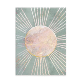 Boho Sun Pale Green 1 Canvas Print Boho Sun Pale Green 1 Canvas Print wall art product Sarah Manovski