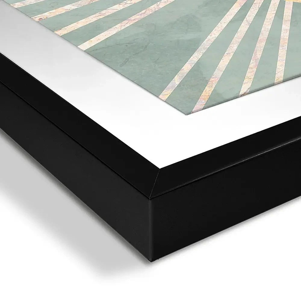 Boho Sun Pale Green 1 Framed Art Print Boho Sun Pale Green 1 Framed Art Print wall art product Sarah Manovski