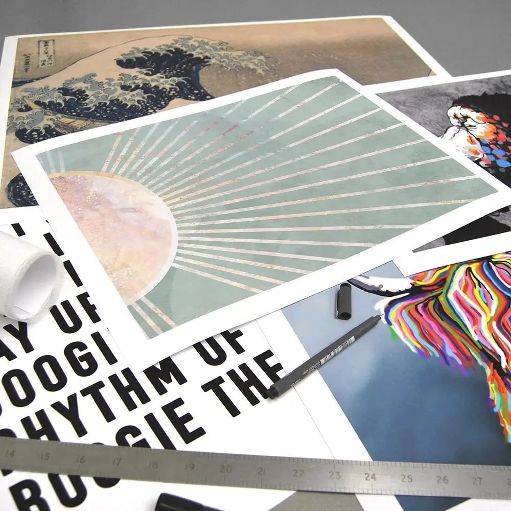 Boho Sun Pale Green 2 Art Print Boho Sun Pale Green 2 Art Print wall art product Sarah Manovski