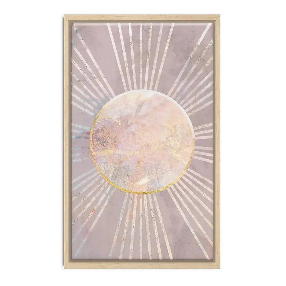 Boho Sun Pink 1 Canvas Print Boho Sun Pink 1 Canvas Print wall art product Sarah Manovski