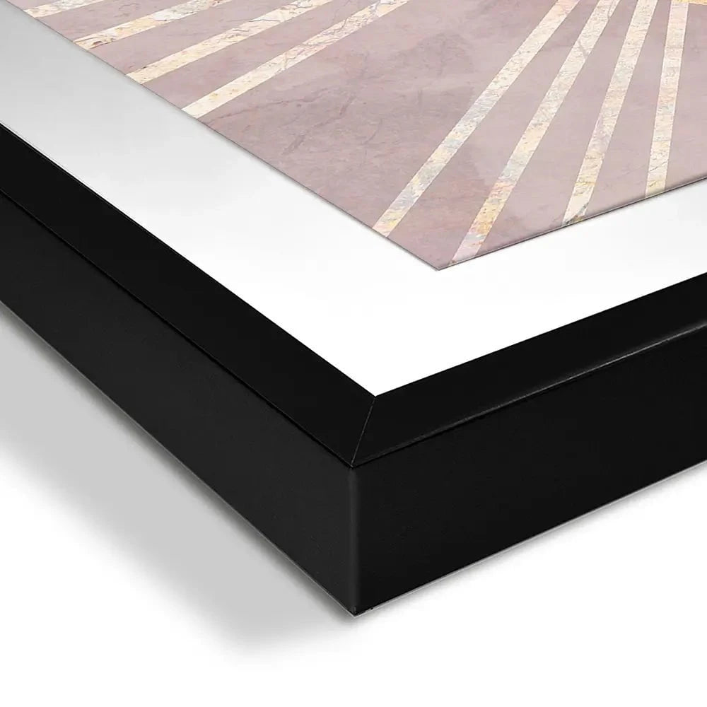 Boho Sun Pink 1 Framed Art Print Boho Sun Pink 1 Framed Art Print wall art product Sarah Manovski