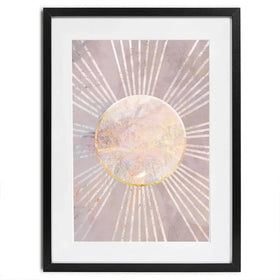 Boho Sun Pink 1 Framed Art Print Boho Sun Pink 1 Framed Art Print wall art product Sarah Manovski