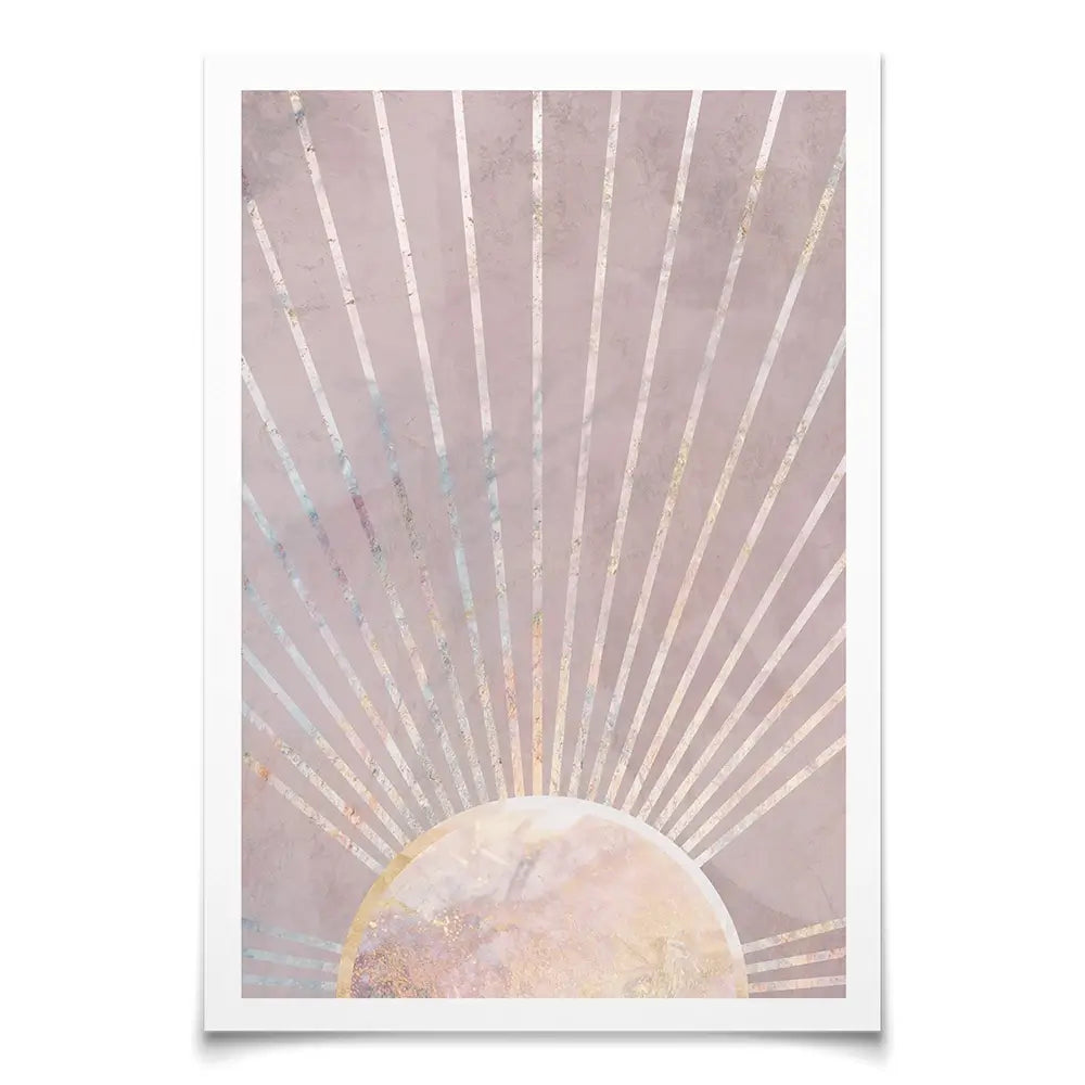 Boho Sun Pink 2 Art Print Boho Sun Pink 2 Art Print wall art product Sarah Manovski