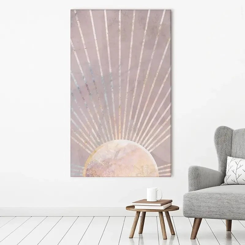 Boho Sun Pink 2 Canvas Print Boho Sun Pink 2 Canvas Print wall art product Sarah Manovski