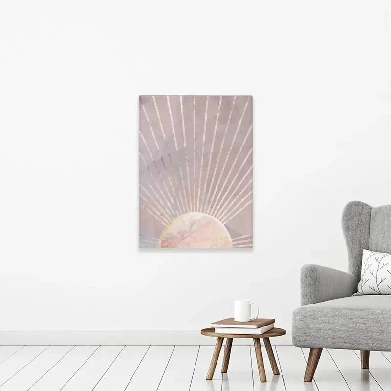 Boho Sun Pink 2 Canvas Print Boho Sun Pink 2 Canvas Print wall art product Sarah Manovski