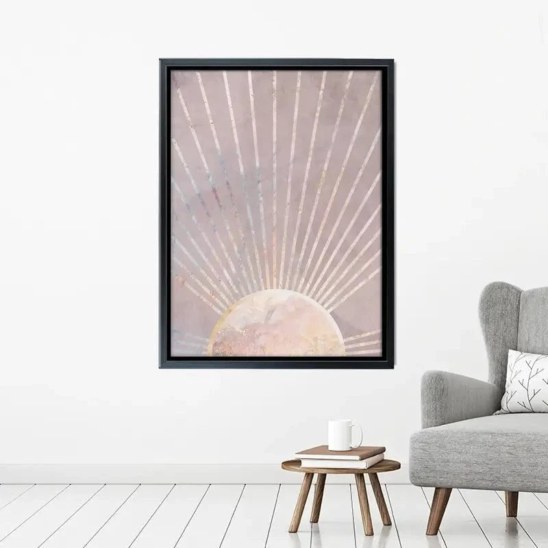 Boho Sun Pink 2 Canvas Print Boho Sun Pink 2 Canvas Print wall art product Sarah Manovski