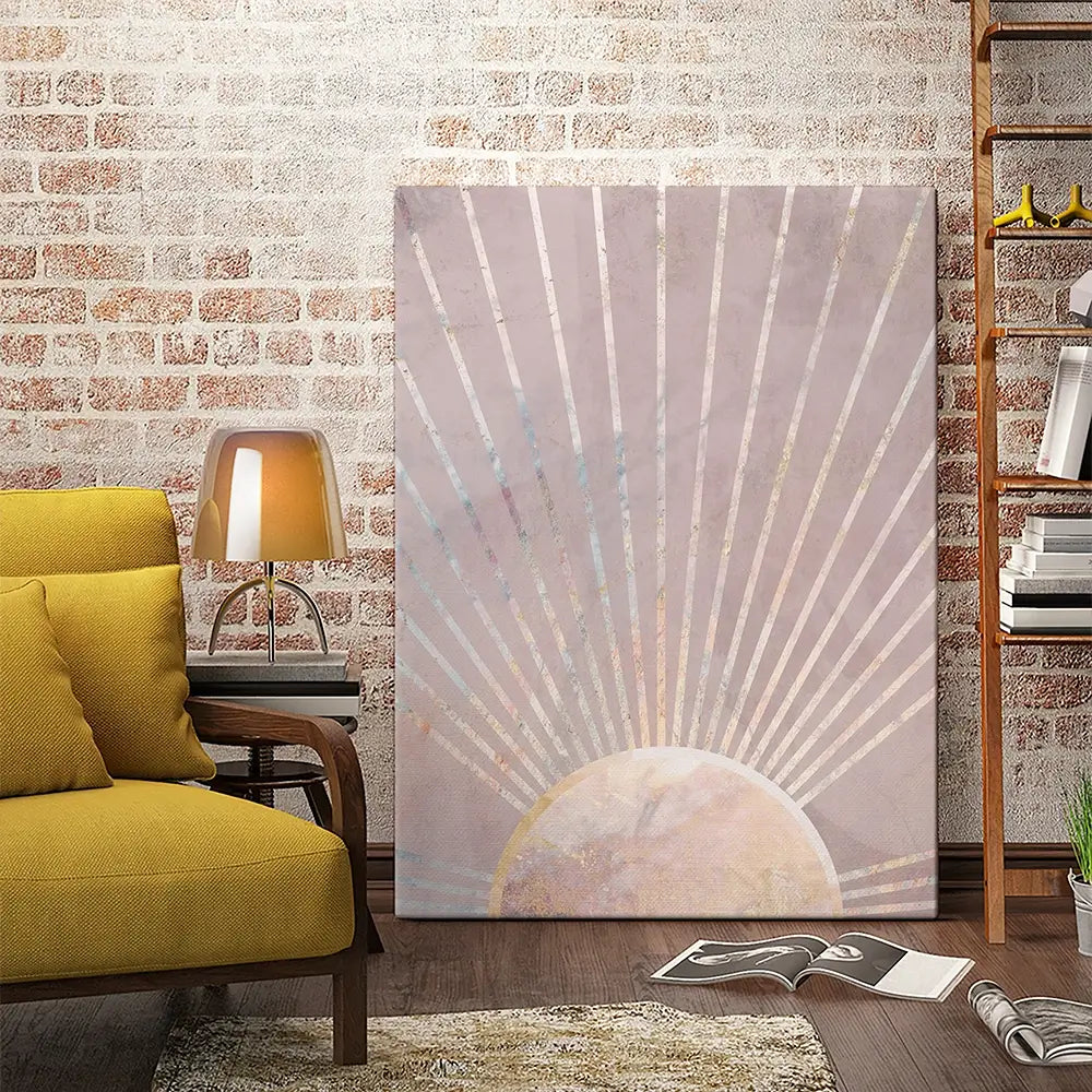 Boho Sun Pink 2 Canvas Print Boho Sun Pink 2 Canvas Print wall art product Sarah Manovski