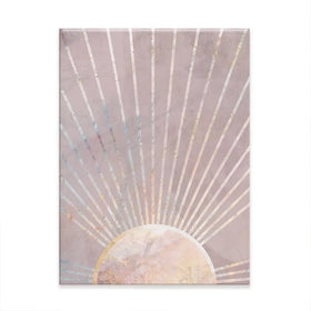 Boho Sun Pink 2 Canvas Print Boho Sun Pink 2 Canvas Print wall art product Sarah Manovski