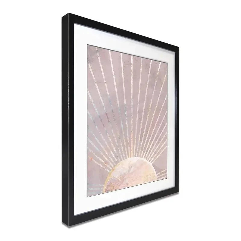 Boho Sun Pink 2 Framed Art Print Boho Sun Pink 2 Framed Art Print wall art product Sarah Manovski