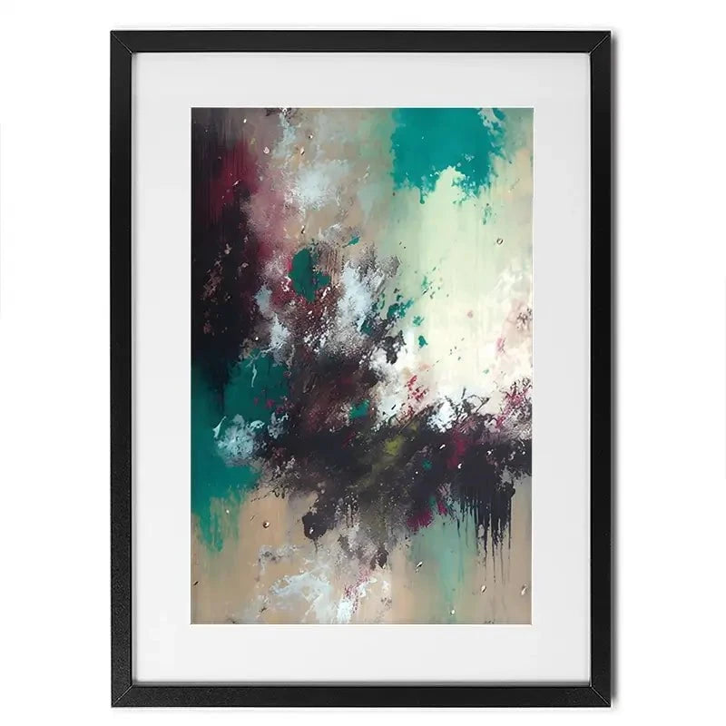 Bold Abstract Framed Art Print Bold Abstract Framed Art Print wall art product Petal Prints Design - Independent