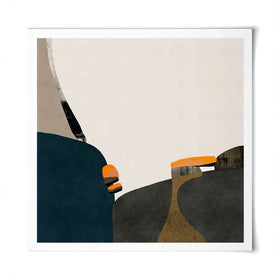 Bold And Serene Square Art Print Bold And Serene Square Art Print wall art product Roberto Moro