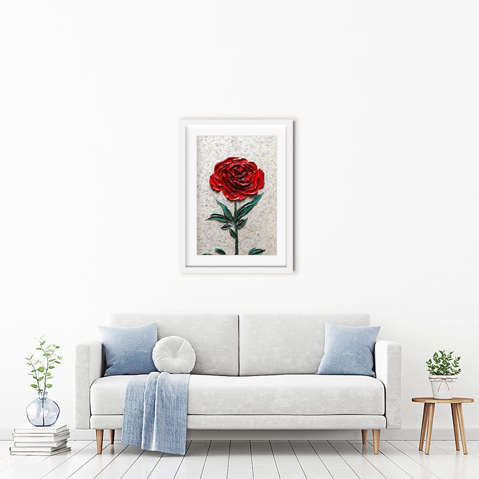 Bold Beauty Framed Art Print wall art product Expression By Nada