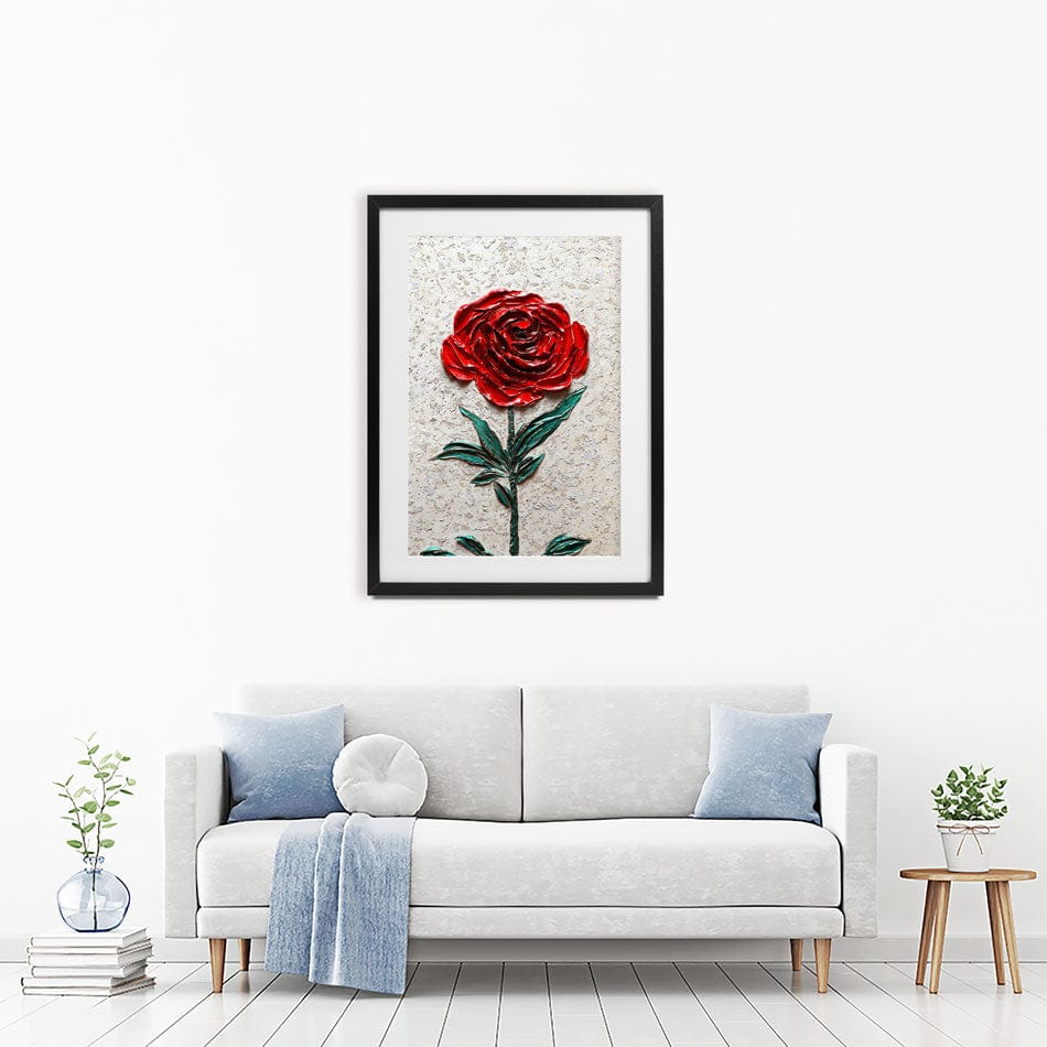 Bold Beauty Framed Art Print wall art product Expression By Nada