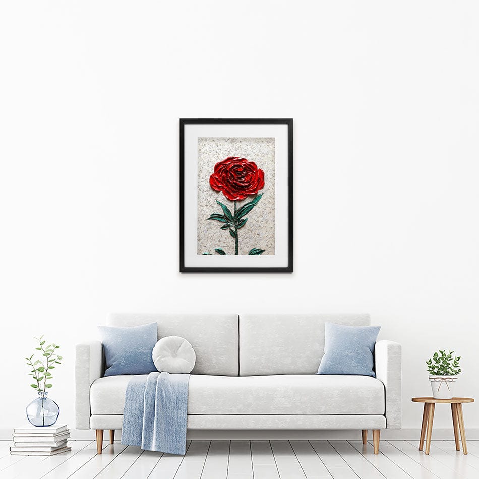 Bold Beauty Framed Art Print wall art product Expression By Nada