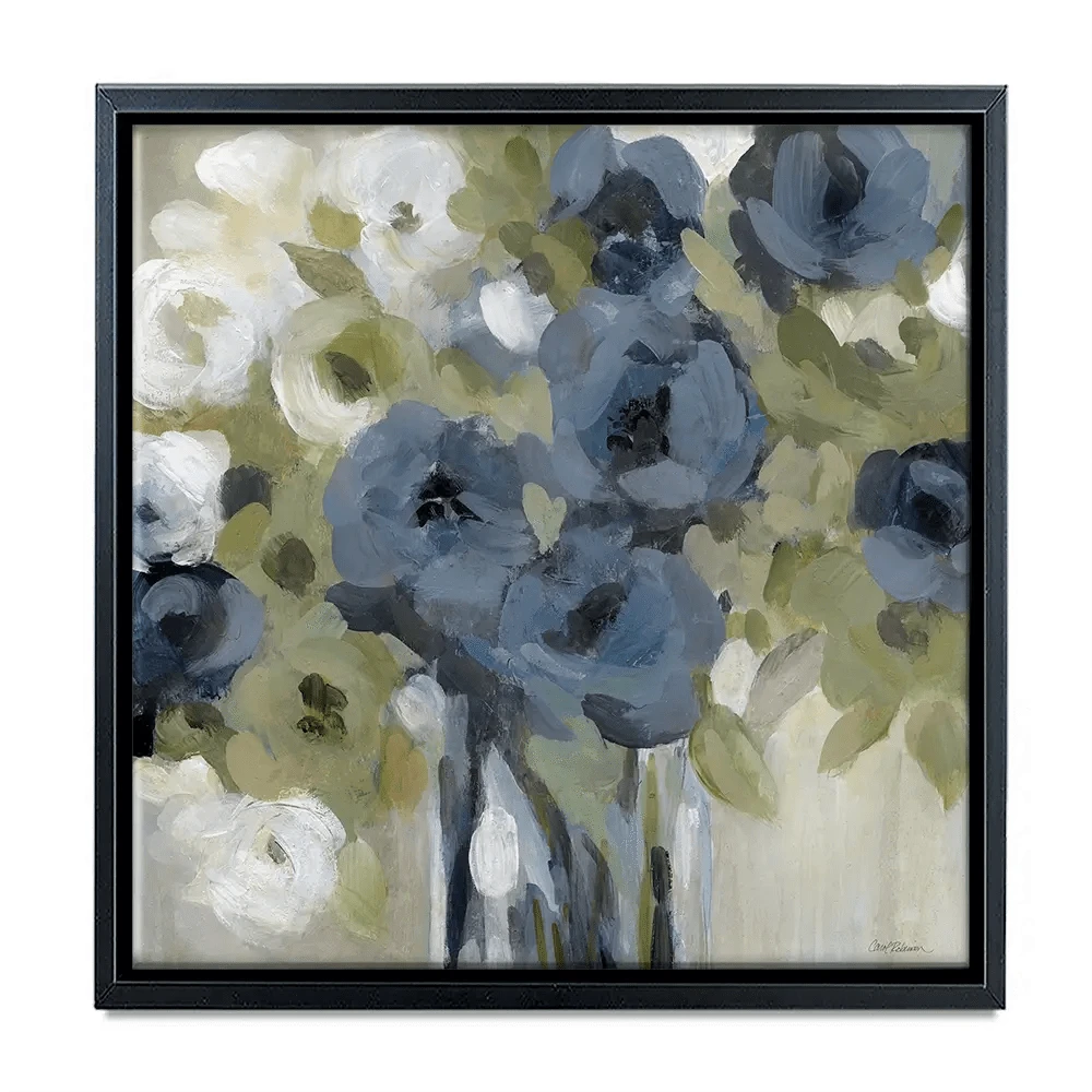 Bold Blues Square Canvas Print Bold Blues Square Canvas Print wall art product Carol Robinson
