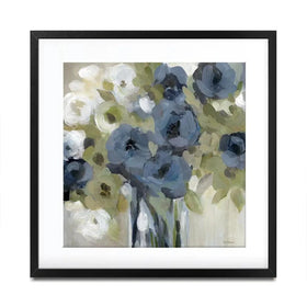 Bold Blues Square Framed Art Print Bold Blues Square Framed Art Print wall art product Carol Robinson
