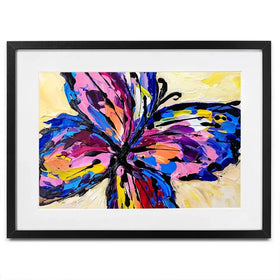 Bold Butterfly Framed Art Print Bold Butterfly Framed Art Print wall art product Olga Tkachyk