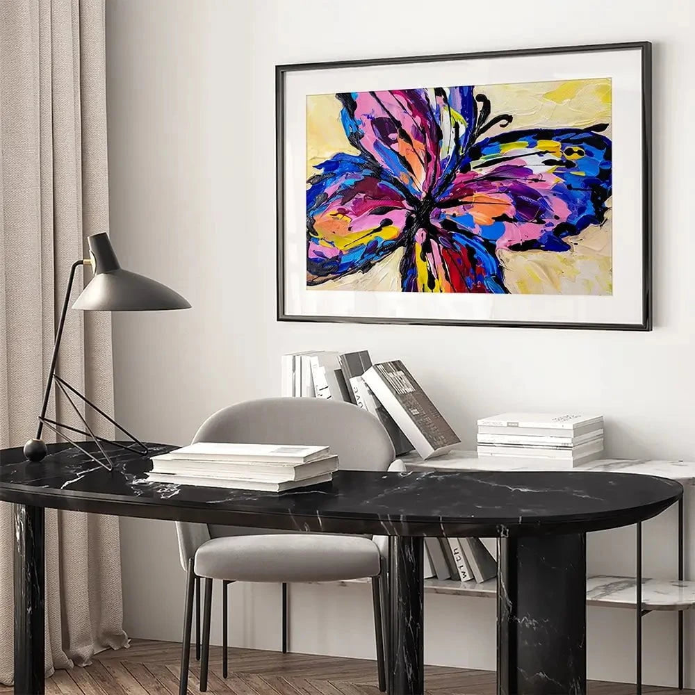 Bold Butterfly Framed Art Print Bold Butterfly Framed Art Print wall art product Olga Tkachyk