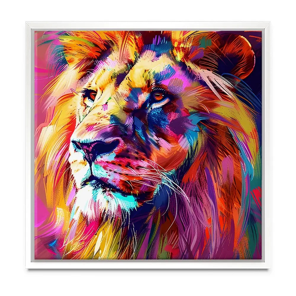 Bold Lion Oversized Canvas Print Bold Lion Oversized Canvas Print wall art product Art Print Shop