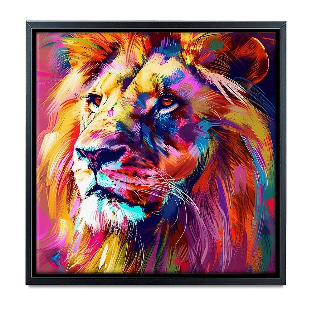 Bold Lion Oversized Canvas Print Bold Lion Oversized Canvas Print wall art product Art Print Shop
