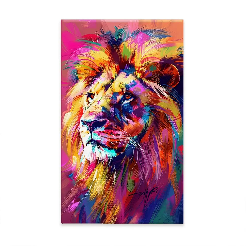 Bold Lion Oversized Canvas Print Bold Lion Oversized Canvas Print wall art product Art Print Shop