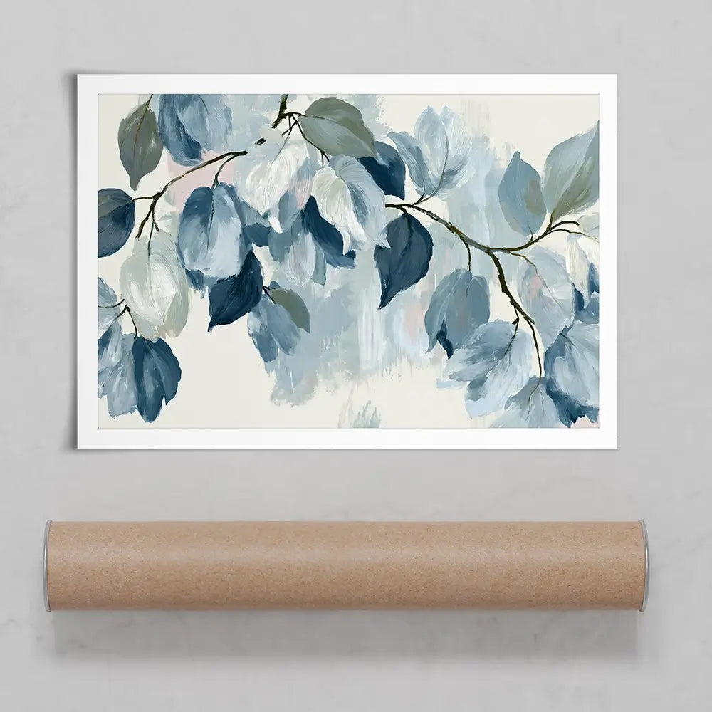Bone Leaf Cascade Art Print Bone Leaf Cascade Art Print wall art product Chromatic Storm Studio