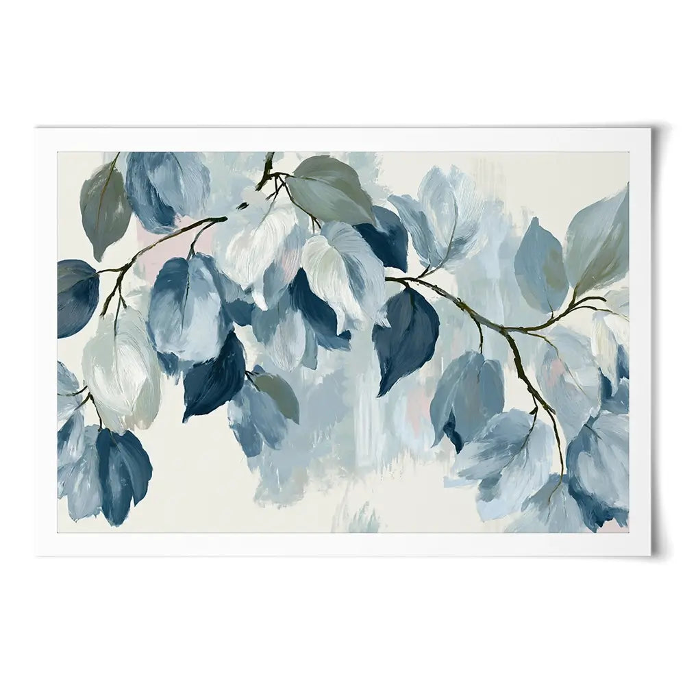 Bone Leaf Cascade Art Print Bone Leaf Cascade Art Print wall art product Chromatic Storm Studio