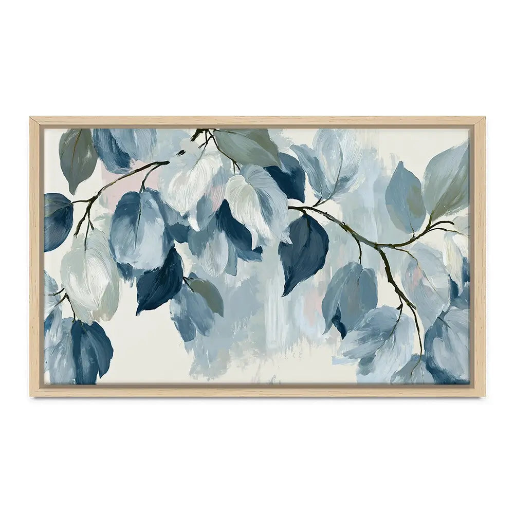 Bone Leaf Cascade Canvas Print Bone Leaf Cascade Canvas Print wall art product Chromatic Storm Studio