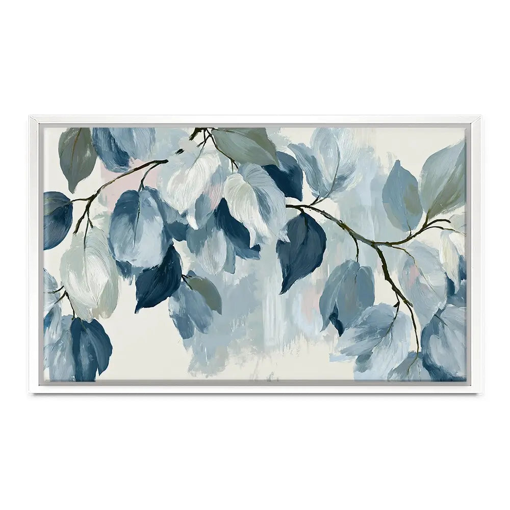 Bone Leaf Cascade Canvas Print Bone Leaf Cascade Canvas Print wall art product Chromatic Storm Studio