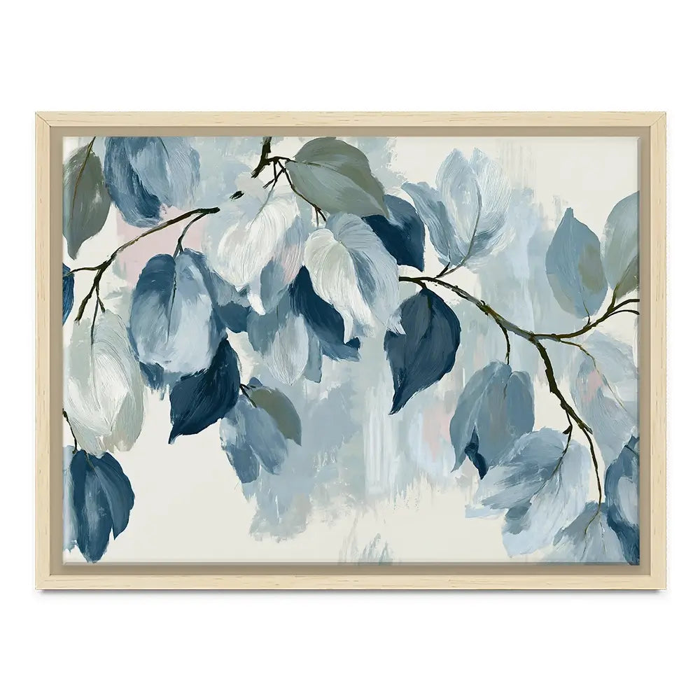 Bone Leaf Cascade Canvas Print Bone Leaf Cascade Canvas Print wall art product Chromatic Storm Studio