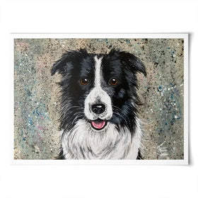 Border Collie Art Print Border Collie Art Print wall art product Jane Brookshaw