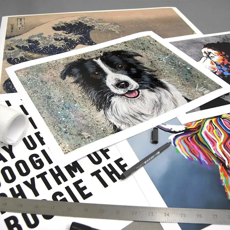 Border Collie Art Print Border Collie Art Print wall art product Jane Brookshaw