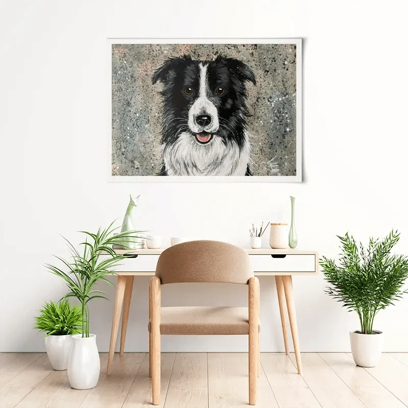 Border Collie Art Print Border Collie Art Print wall art product Jane Brookshaw