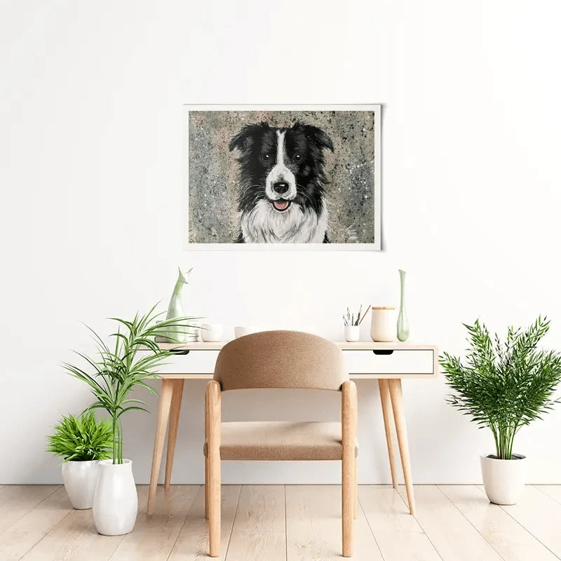 Border Collie Art Print Border Collie Art Print wall art product Jane Brookshaw