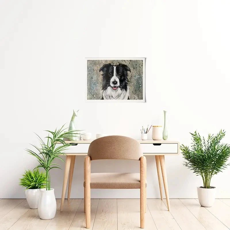 Border Collie Art Print Border Collie Art Print wall art product Jane Brookshaw
