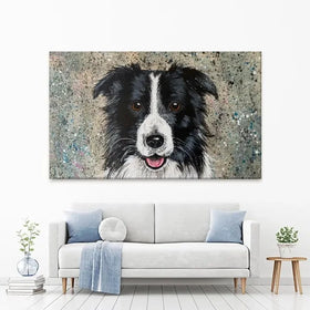 Border Collie Canvas Print Border Collie Canvas Print wall art product Jane Brookshaw