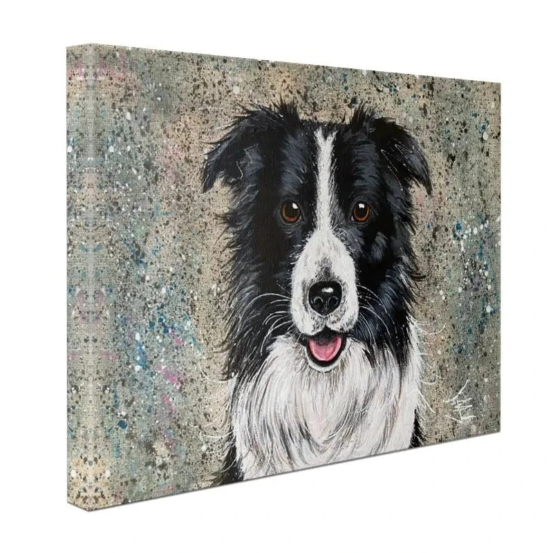 Border Collie Canvas Print Border Collie Canvas Print wall art product Jane Brookshaw