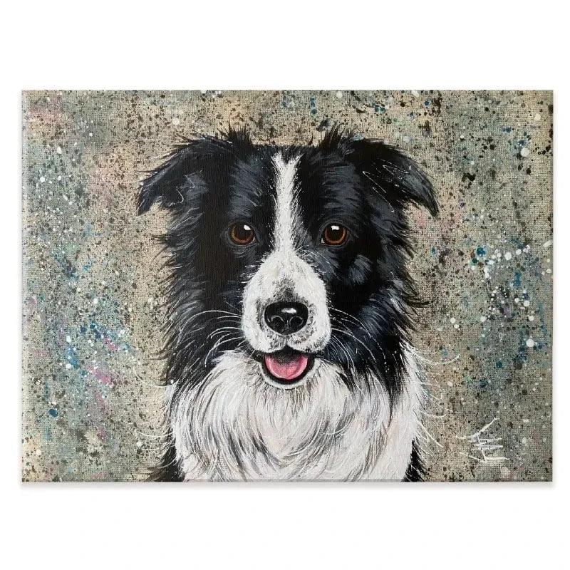 Border Collie Canvas Print Border Collie Canvas Print wall art product Jane Brookshaw