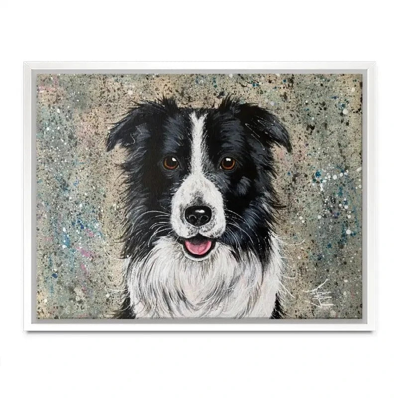 Border Collie Canvas Print Border Collie Canvas Print wall art product Jane Brookshaw